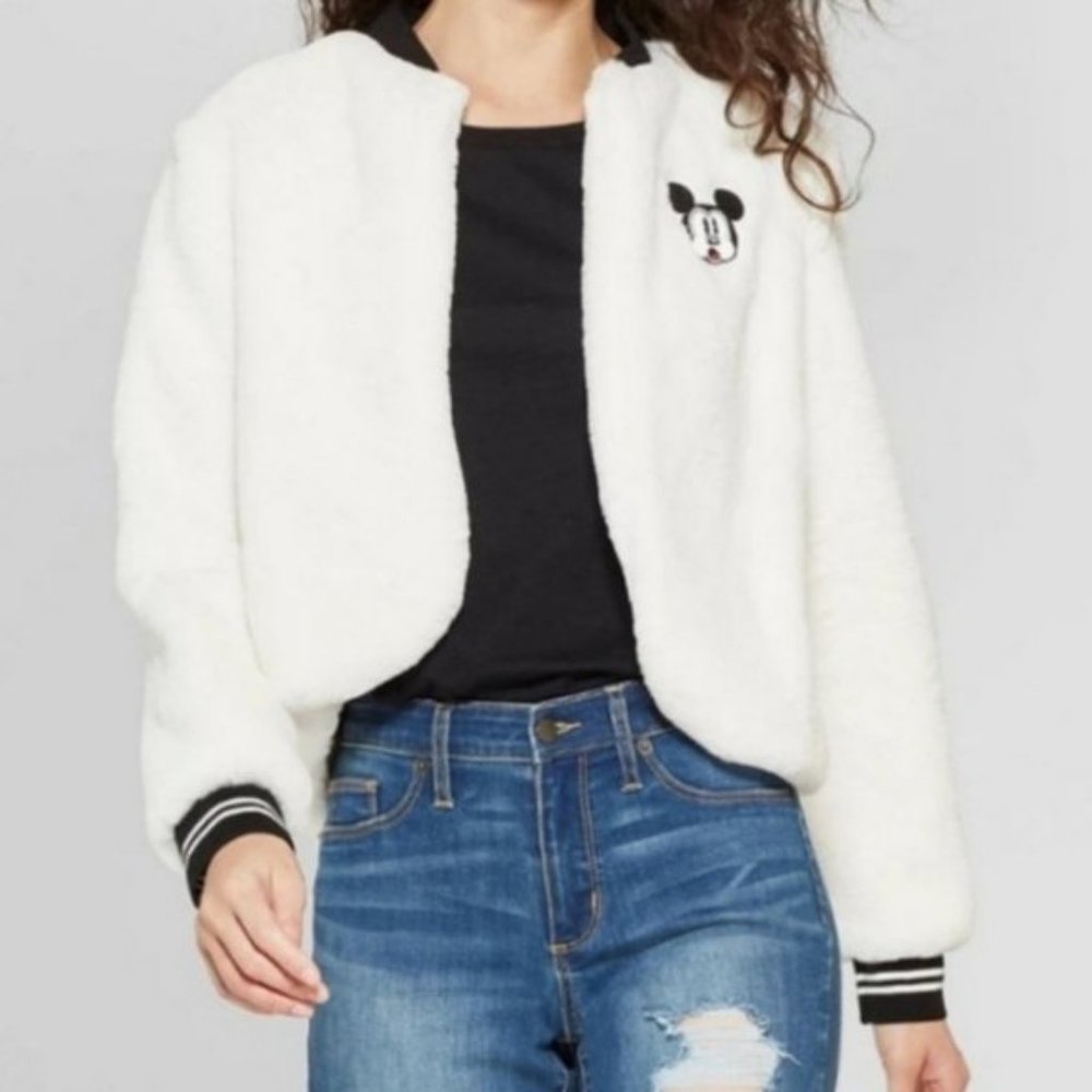 Disney Mickey Mouse Faux Fur Jacket